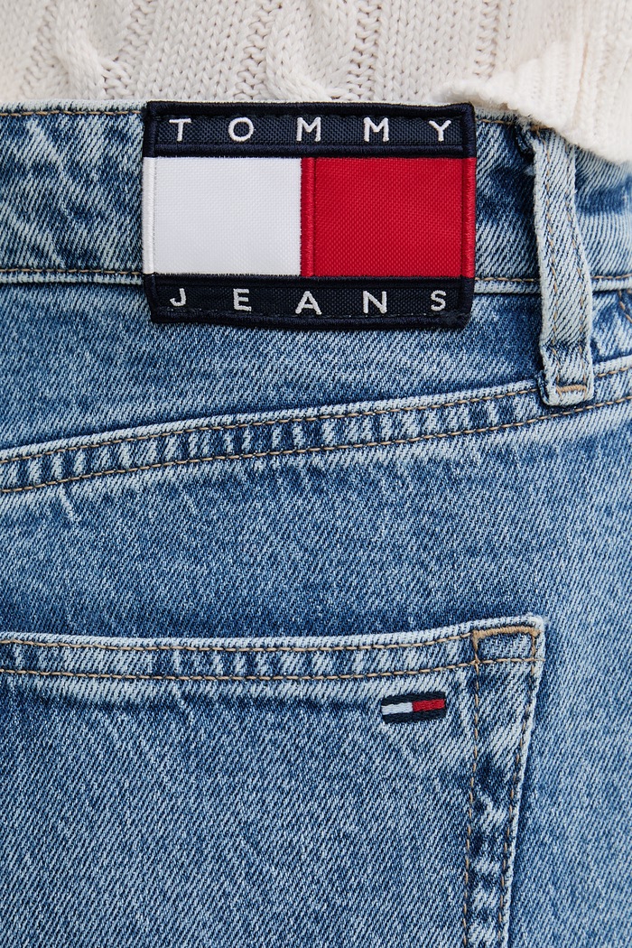 Tommy Jeans rifle široké dámske modrá DW0DW22641