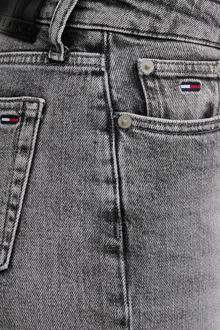 Tommy Jeans jeansy slim fit damskie szary DW0DW22653