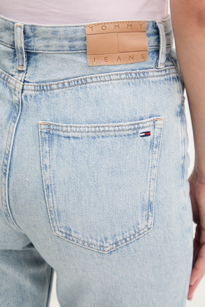 Tommy Jeans rifle rovné dámske modrá DW0DW22660