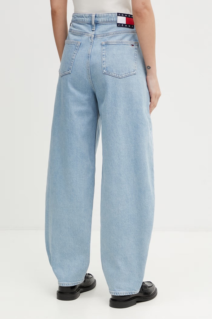 Oblečenie Tommy Jeans rifle dámske DW0DW22776 modrá