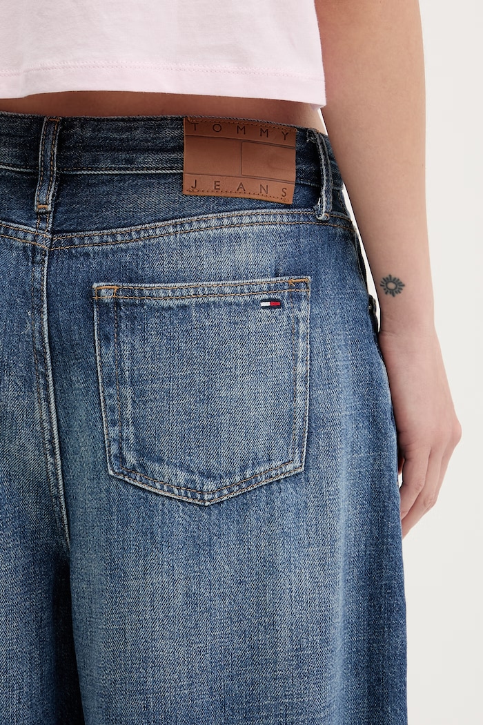 Tommy Jeans jeansy damskie granatowy DW0DW22991