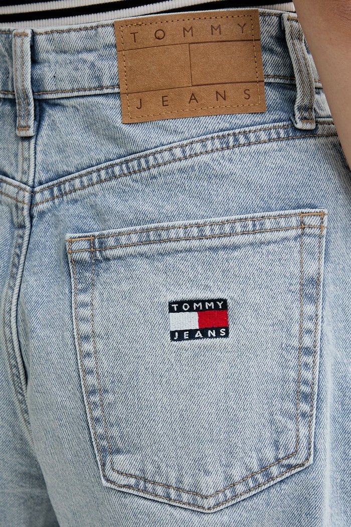 Tommy Jeans wide leg džíny dámské modrá DW0DW23027