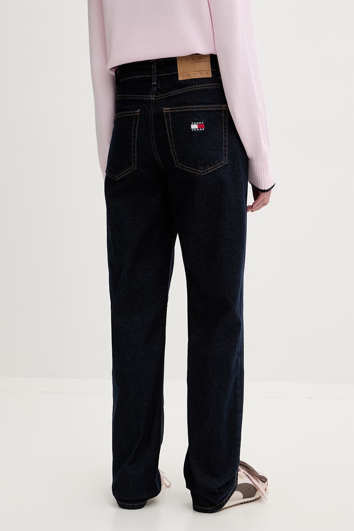 Ρούχα Tommy Jeans τζιν Γυναικεία DW0DW23030 σκούρο μπλε