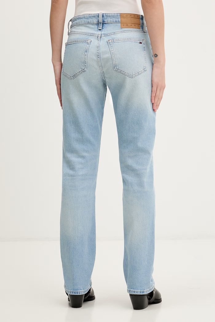 Oblečenie Tommy Jeans rifle slim fit dámske DW0DW23156 modrá