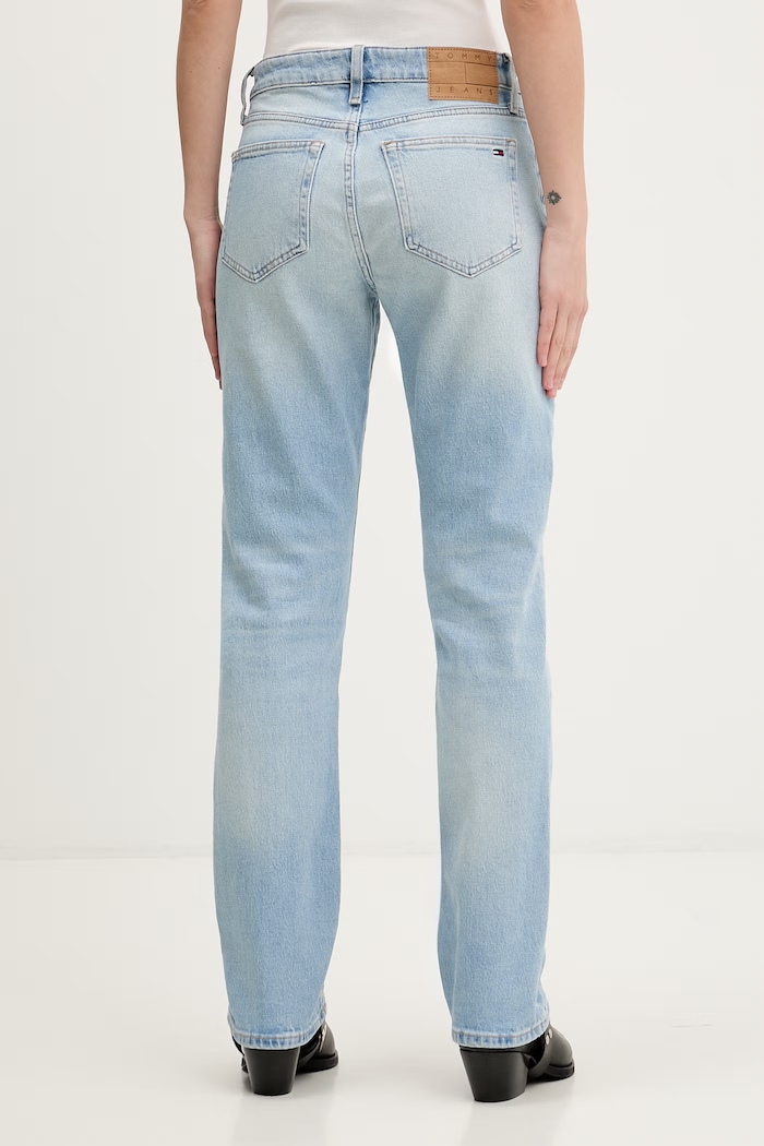 Oblečenie Tommy Jeans rifle slim fit dámske DW0DW23156 modrá