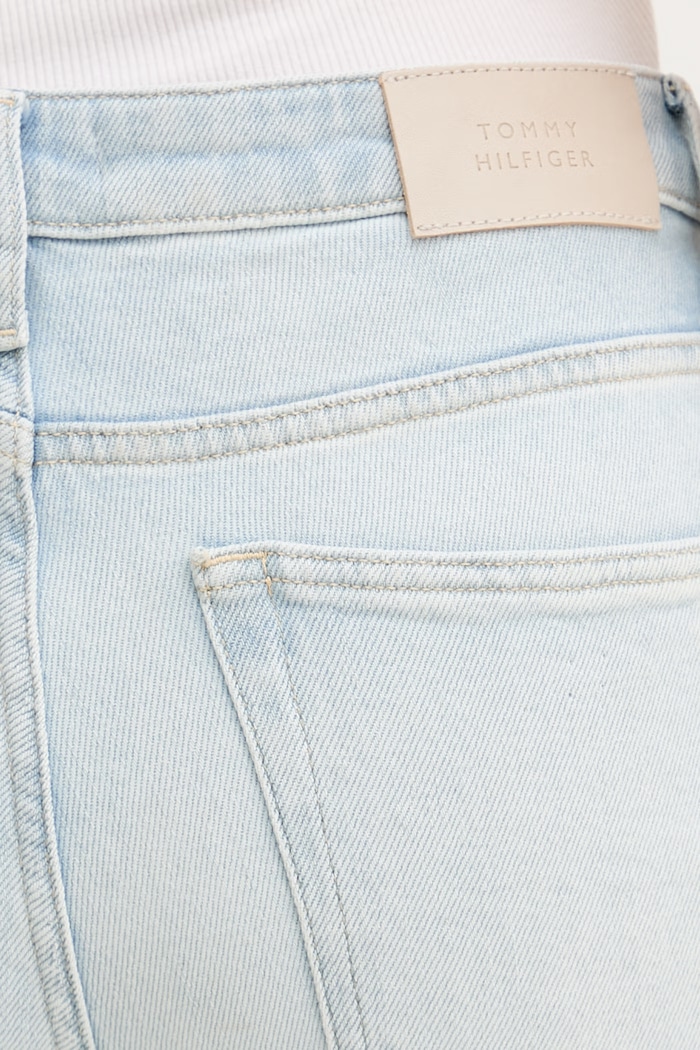 Tommy Hilfiger rifle bootcut dámske modrá WW0WW50625