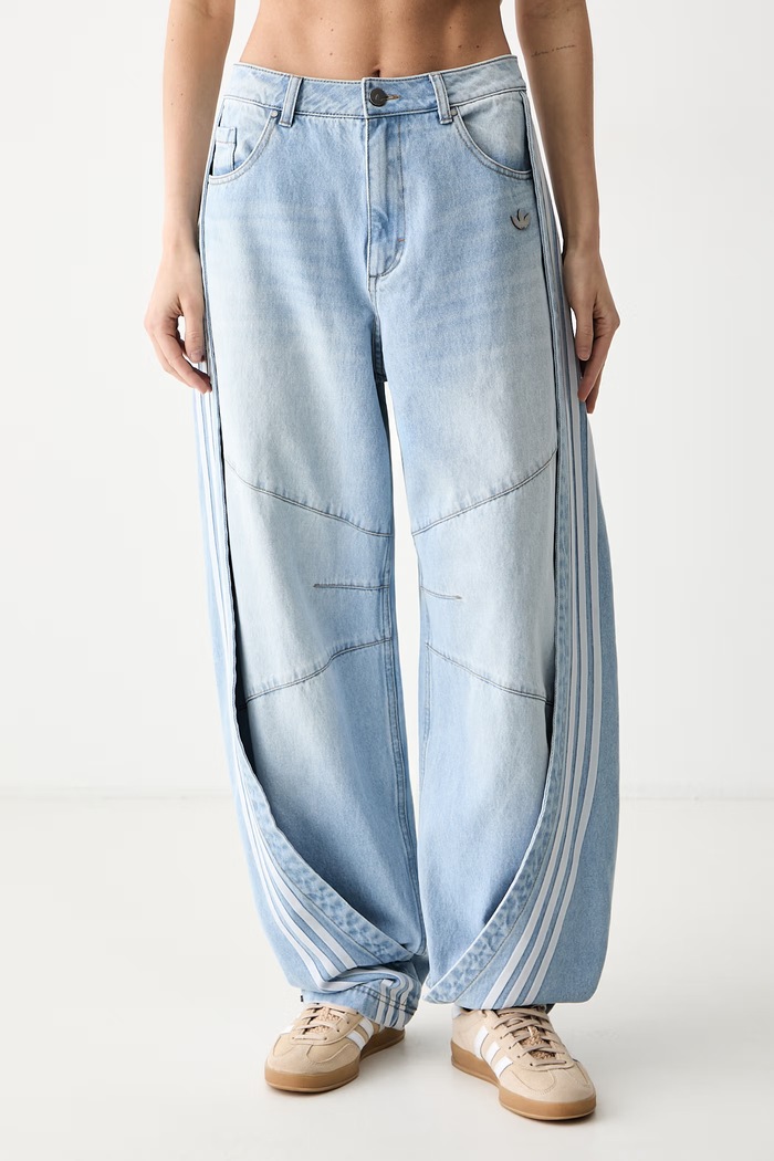 adidas Originals τζιν loose γυναικεία μπλε KY5188
