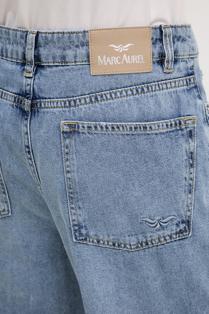 Marc Aurel jeansy loose damskie niebieski 1290B11187