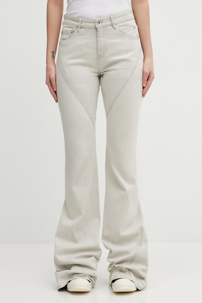 Rick Owens DRKSHDW jeans Bias beige DS01F4302.SDMW