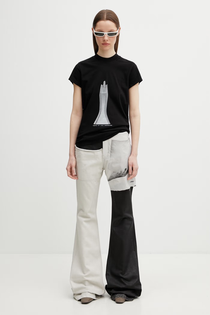 Rick Owens DRKSHDW Bolan traperice za žene DS01F4311.COMW3A crna