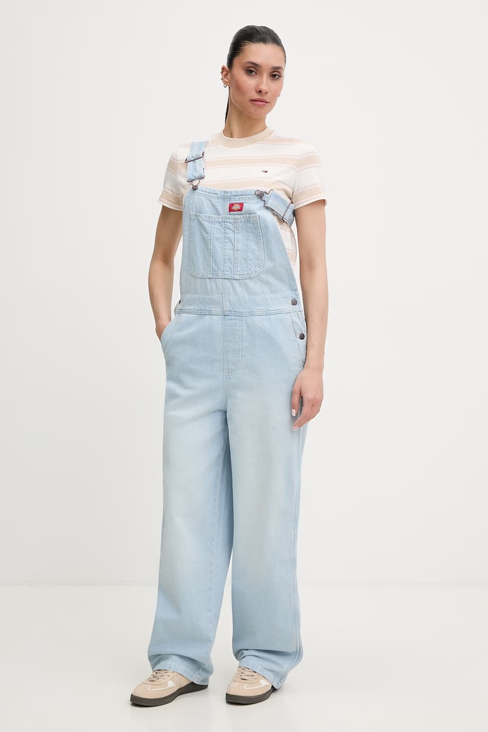 Dickies дънков гащеризон от деним дамски DK0A88EC0FE1 син SS26