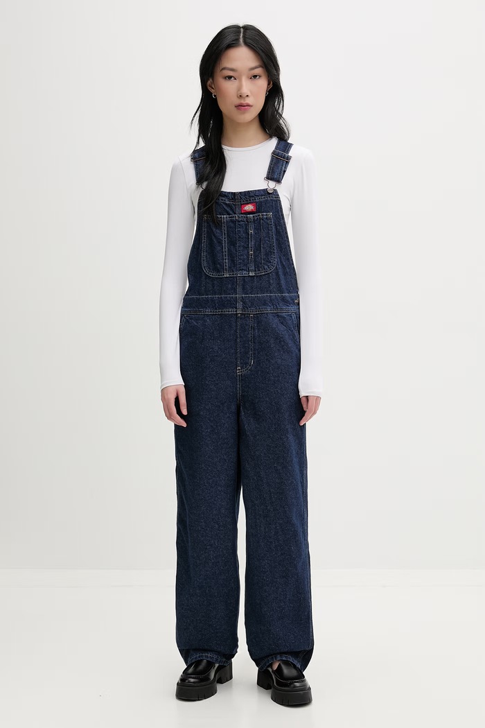 Dickies salopetă pentru femei, din denim bleumarin DK0A88EC0DD1