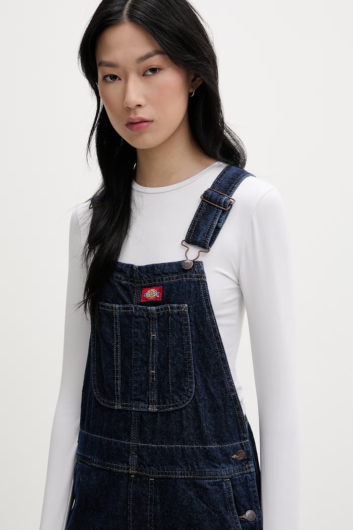 Dickies salopetă pentru femei, din denim bleumarin DK0A88EC0DD1