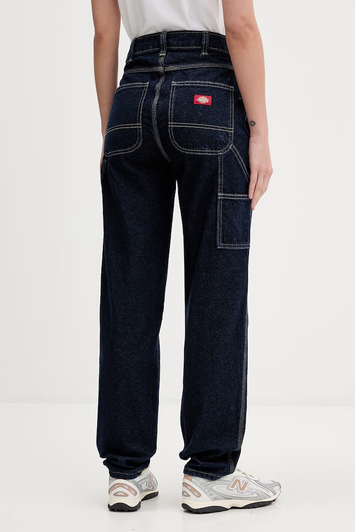 Ρούχα Dickies Τζιν relaxed fit γυναικεία DK0A883LRIN1 σκούρο μπλε
