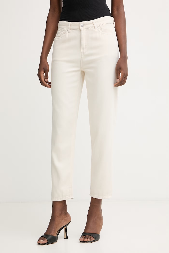 Armani Exchange blugi relaxed fit pentru femei bej XW000073.AF12858