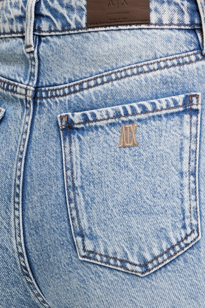 Armani Exchange jeans relaxed fit da donna blu XW000100.AF21338