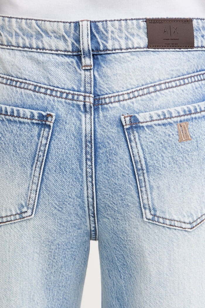 Armani Exchange rifle bootcut dámske modrá XW001184.AF21338