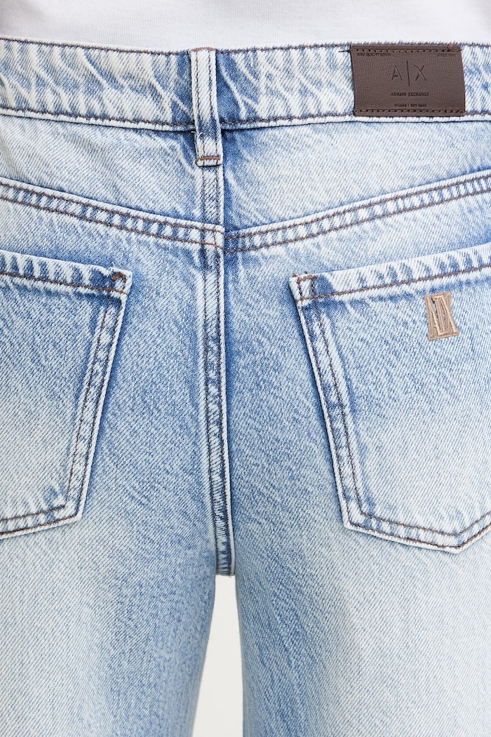 Armani Exchange rifle bootcut dámske modrá XW001184.AF21338