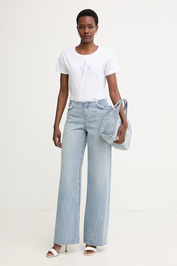 Armani Exchange Rifle voľné dámske XW002274.AF21348 modrá SS26