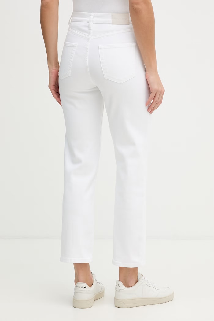 Îmbrăcăminte DKNY blugi straight pentru femei DJ5B4109 alb