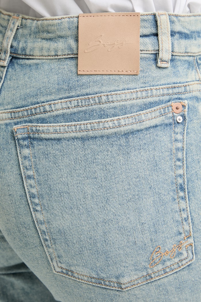BOSS Orange дънки flare дамски C SOFT BOOTCUT 2.0 син 50558715