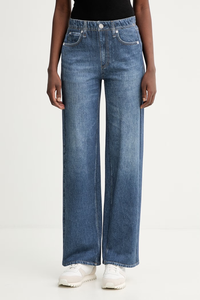 Bavlnené nohavice Rag & Bone bavlna modrá RC1325F7MTE