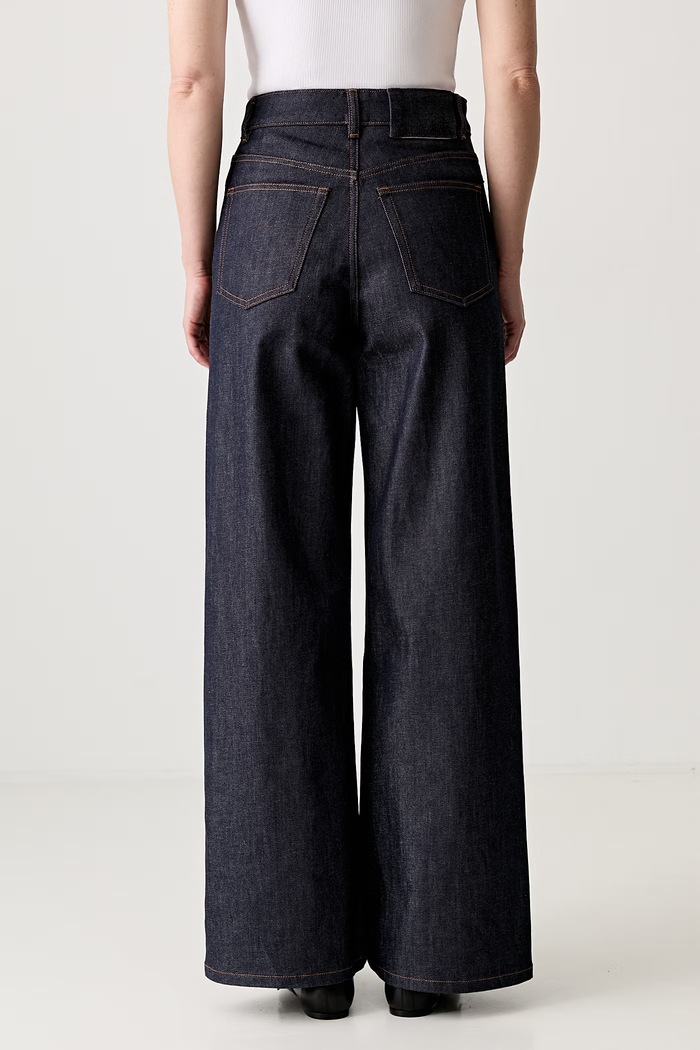 Odzież A.P.C. jeansy Jean Clyde COGDF.F09246 granatowy