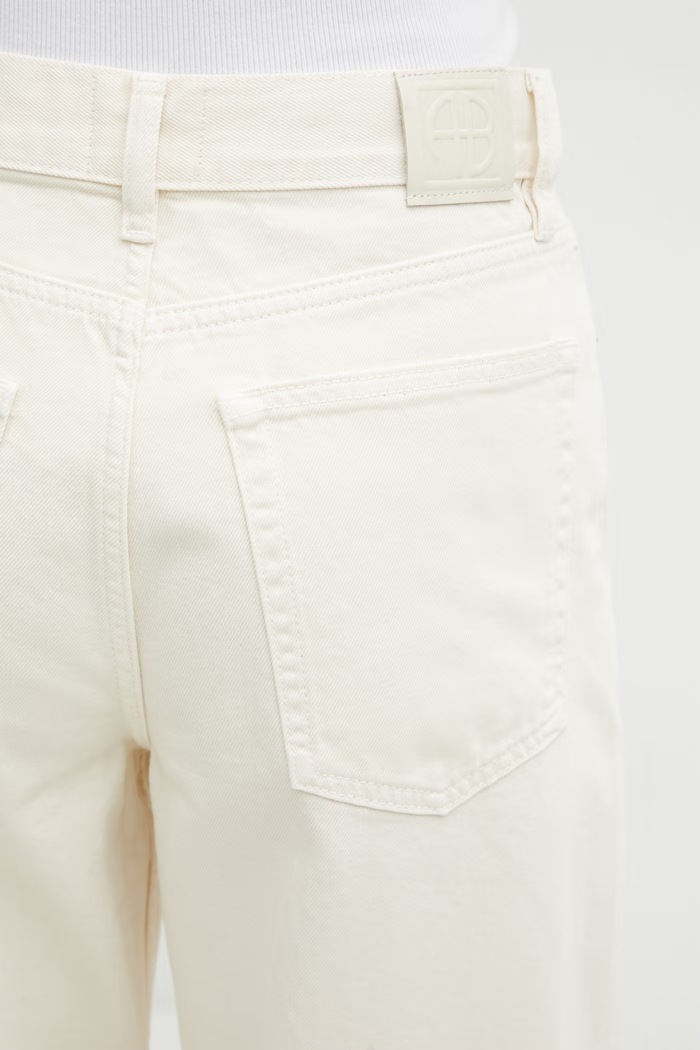 Anine Bing BRIE JEAN - CREAM relaxed fit jeans Women's beige A.06.12211.YLW31