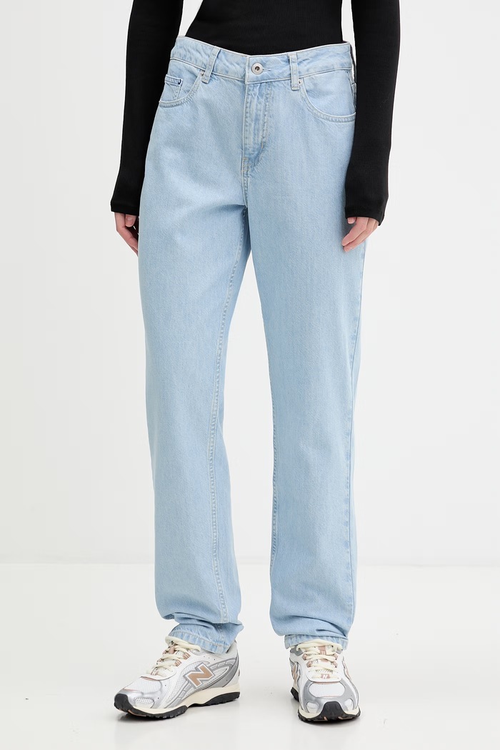 Karl Lagerfeld Jeans mom džíny dámské modrá B2W10095