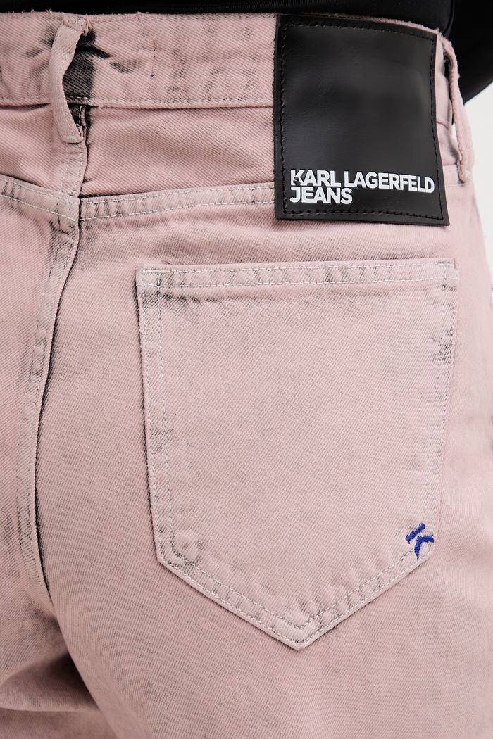 Karl Lagerfeld Jeans relaxed fit γυναικεία ροζ B2W10133