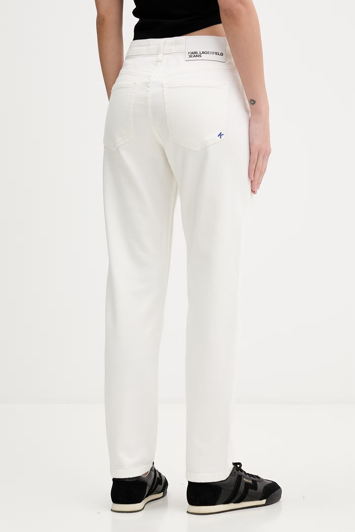Дрехи Karl Lagerfeld Jeans mom fit женски B2W10096 бежов
