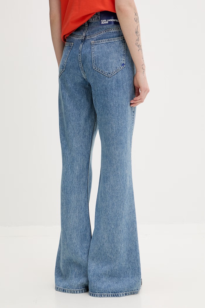 Ruházat Karl Lagerfeld női trapéz farmer B2W10099 kék