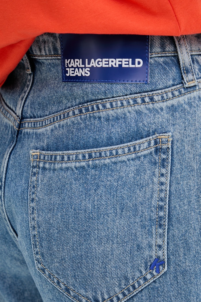 Karl Lagerfeld női trapéz farmer kék B2W10099