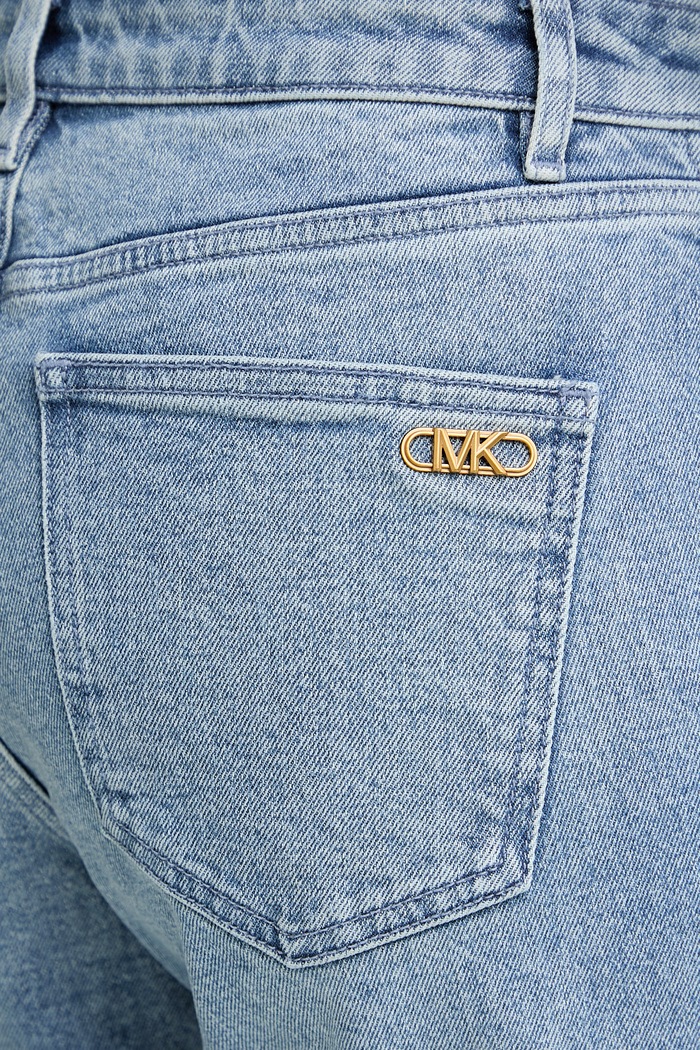 MICHAEL Michael Kors rifle bootcut dámske modrá MS6909IEB1