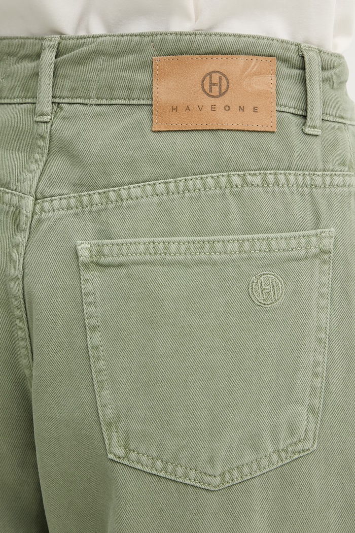 Haveone blugi pentru femei verde PGZ.Q115