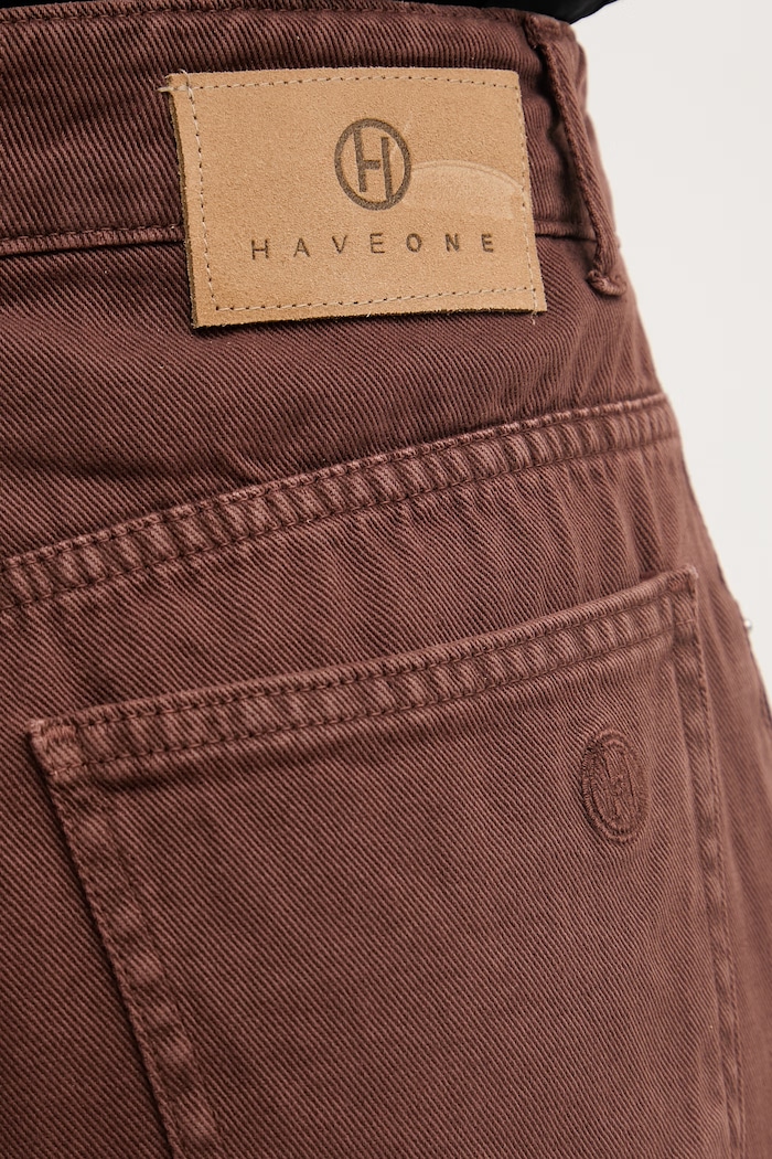 Haveone blugi pentru femei maro PGZ.Q115