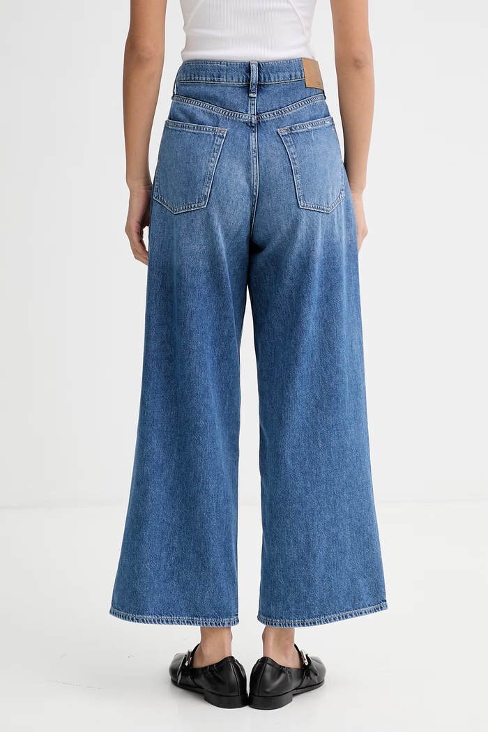 Oblečenie rag & bone rifle wide leg dámske RJ2826S1XML modrá