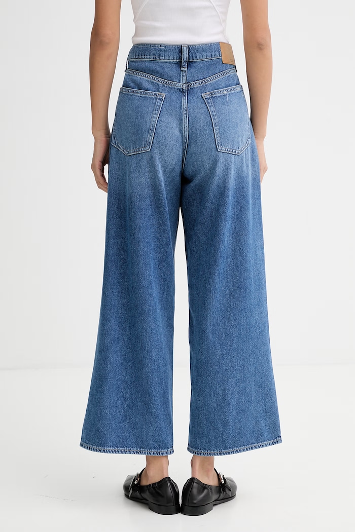 Oblečenie rag & bone rifle wide leg dámske RJ2826S1XML modrá