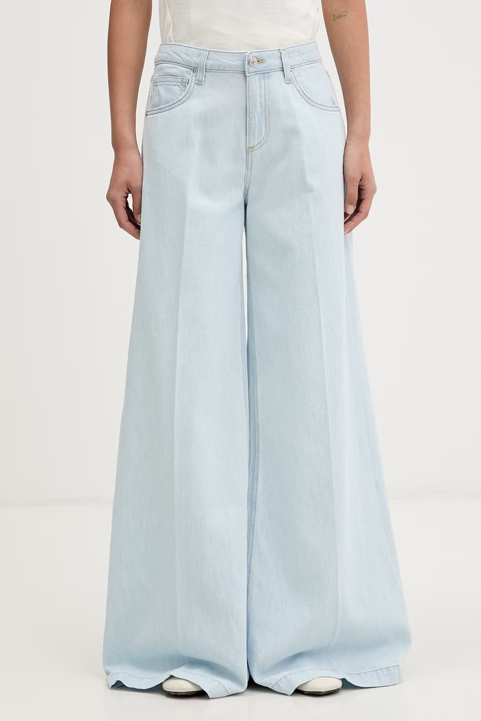 ViCOLO blugi wide leg pentru femei albastru DAB5023
