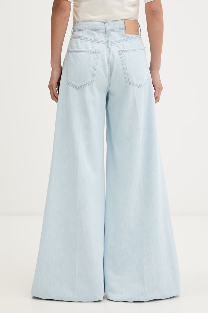 Îmbrăcăminte ViCOLO blugi wide leg pentru femei DAB5023 albastru