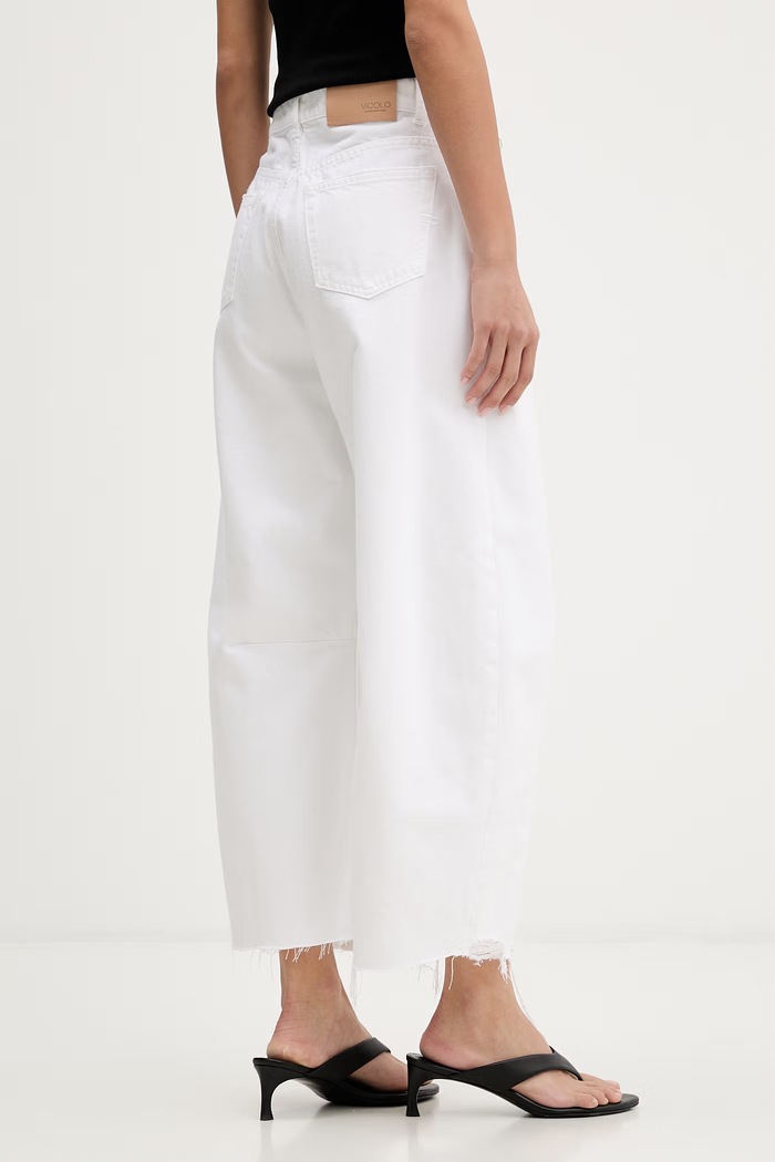 Îmbrăcăminte ViCOLO blugi relaxed fit pentru femei DAB5083 alb