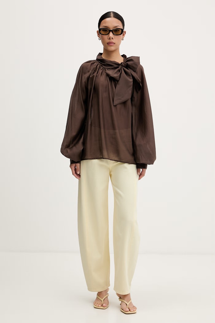 ViCOLO дънки relaxed fit дамски DAB5150 жълт SS26