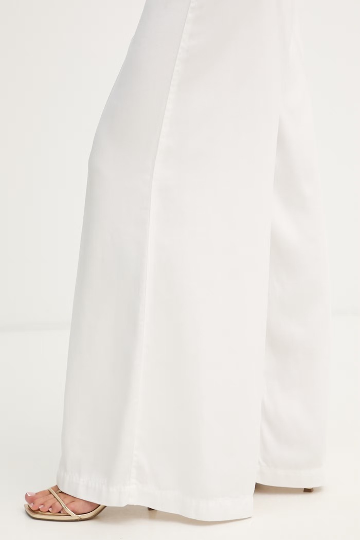 ViCOLO rifle wide leg dámske biela DAB5151
