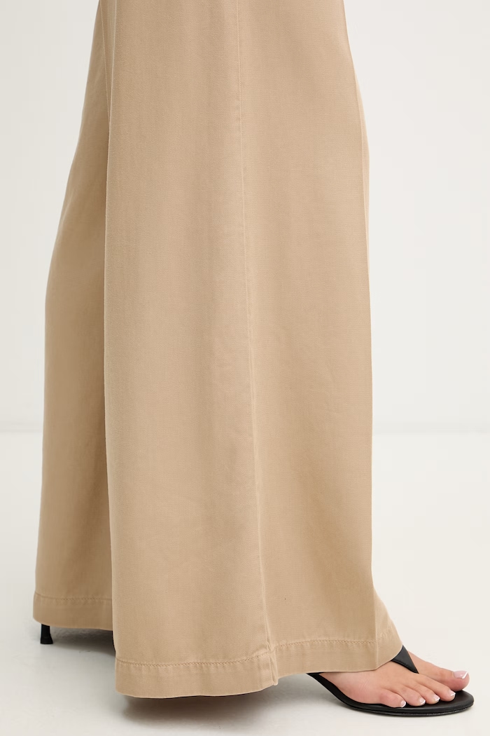 ViCOLO Rifle wide leg dámske béžová DAB5151