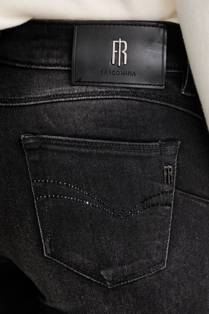 Fracomina slim fit da donna BELLA nero FP25WV8000D46404