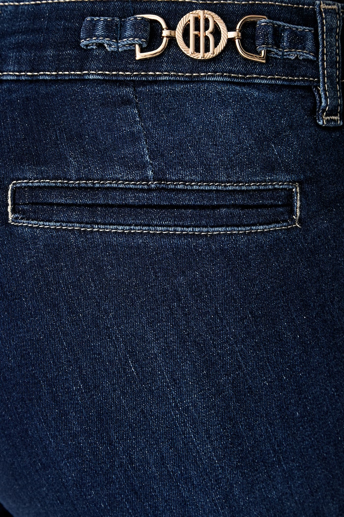 Fracomina jeansy slim fit damskie CINDY granatowy FP25WV4001D46093