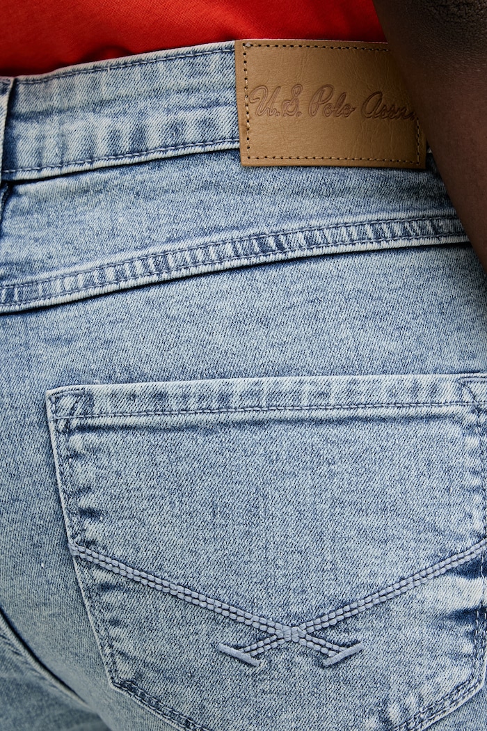 U.S. Polo Assn. дънки прави дамски USPA LONG LEG STRAIGHT FIT син WUP0104.S01