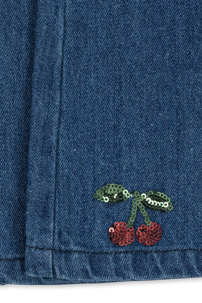 Detské rifle Konges Sløjd ELBA FLARE JEANS GOTS KS104394.PreSpring tmavomodrá