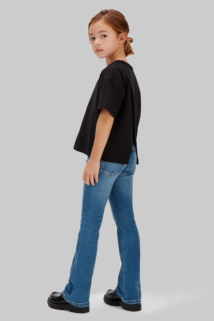 Detské rifle Calvin Klein Jeans MR FLARE IG0IG03087.128.176.PPY2 modrá