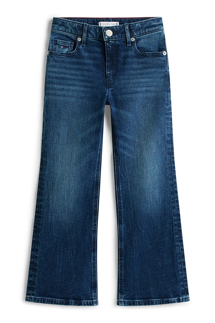 Παιδικά τζιν Tommy Hilfiger FLARE KG0KG08959.128.176.PPY2 μπλε SS26